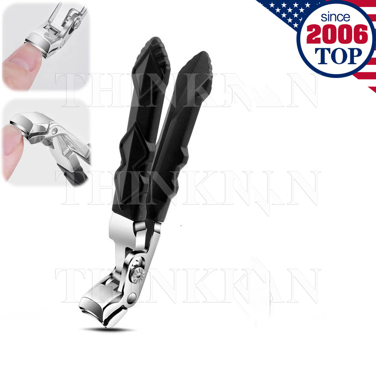 Professional Large Toe Nail Clippers For Thick Nails Duty Stainless