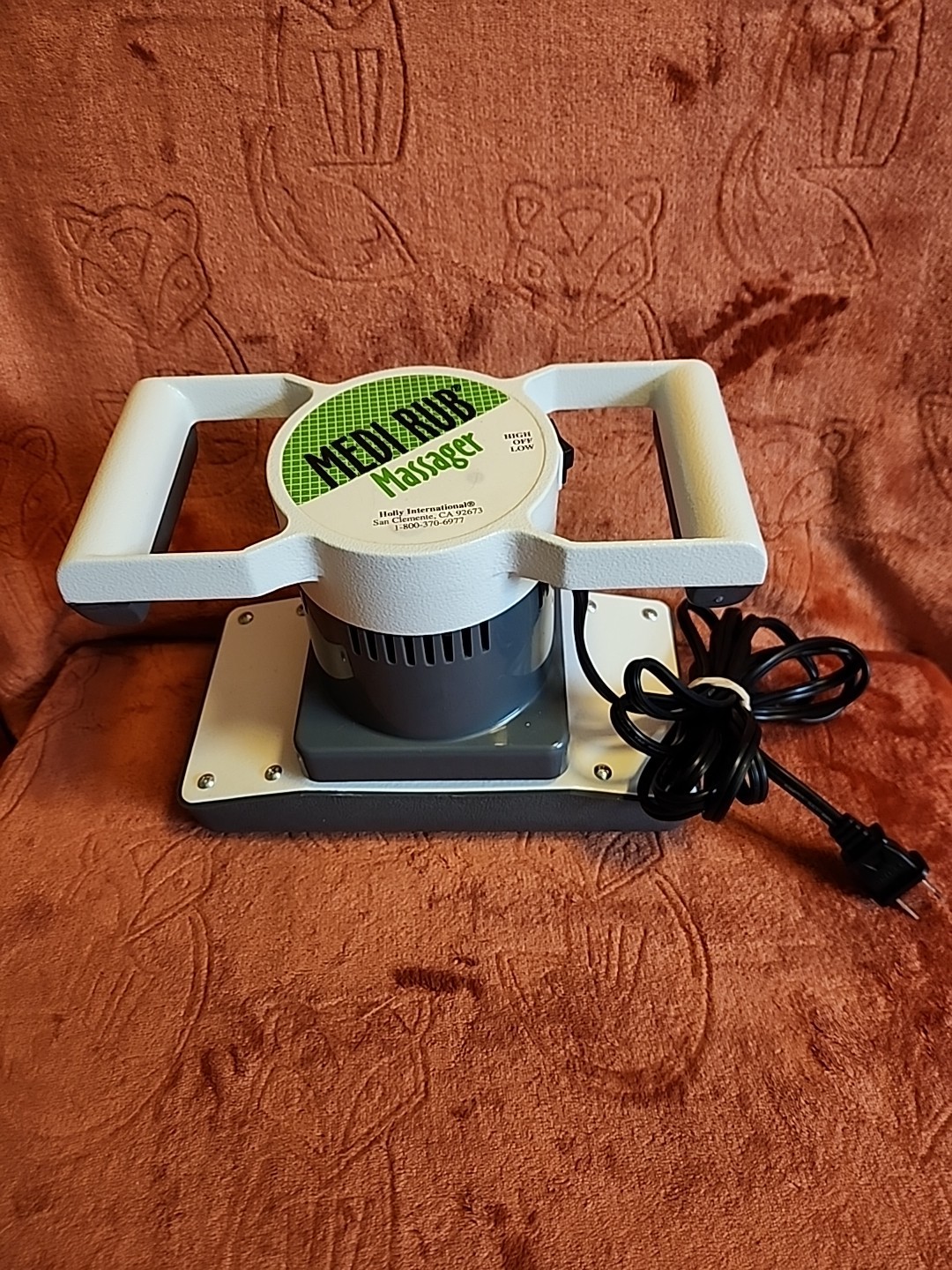Electric Handheld Medi-Rub Massager. MR-2. 120v