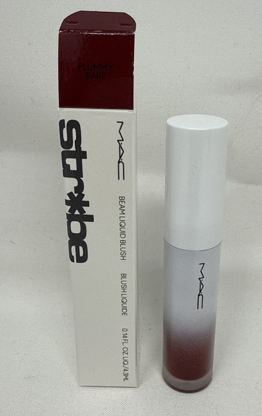 MAC Strobe Beam Liquid Blush. Plummy Bare. NIB Q38