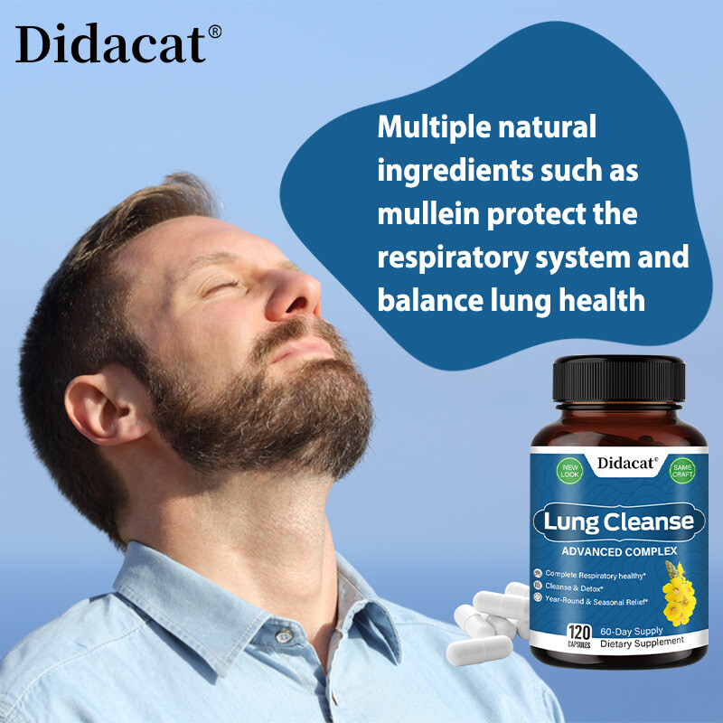 Lung Cleanse Advanced Complex Supplement Detox, Respiratory & Lung Health