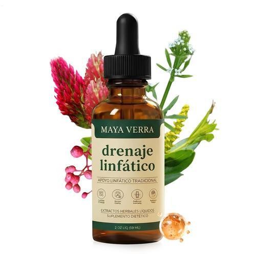 Drenaje Linfatico Herbal Liquid Drops, Traditional Botanical Supplement 2 Fl Oz