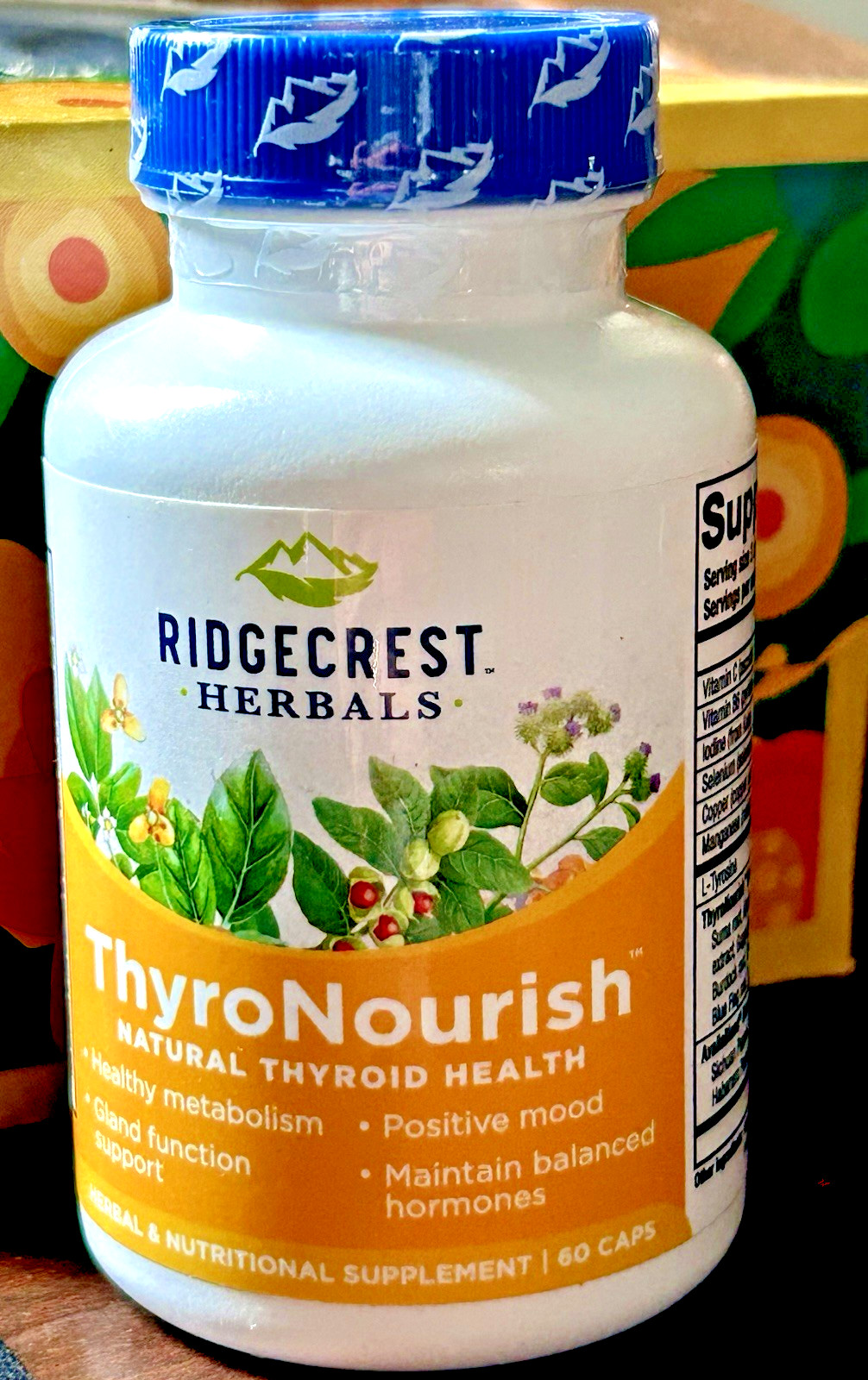 Ridgecrest Herbals ThyroNourish, Thyroid Support Supplement Exp. 01/2028