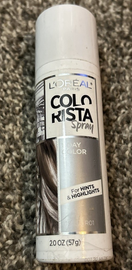L’Oreal Colorista Spray 1 Day Hair Color Silver01 Brand New