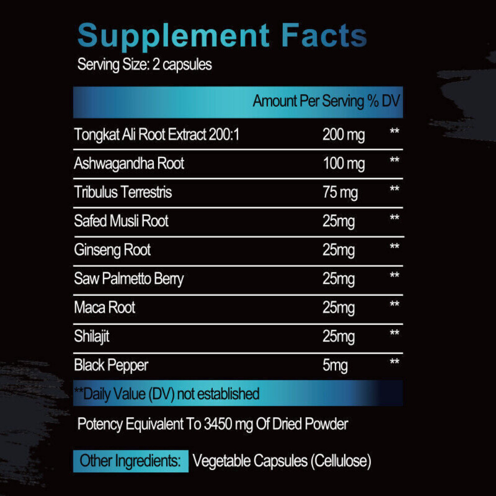 Natural Testosterone Booster – Increase Energy,Improve Muscle Strength 240 Pills
