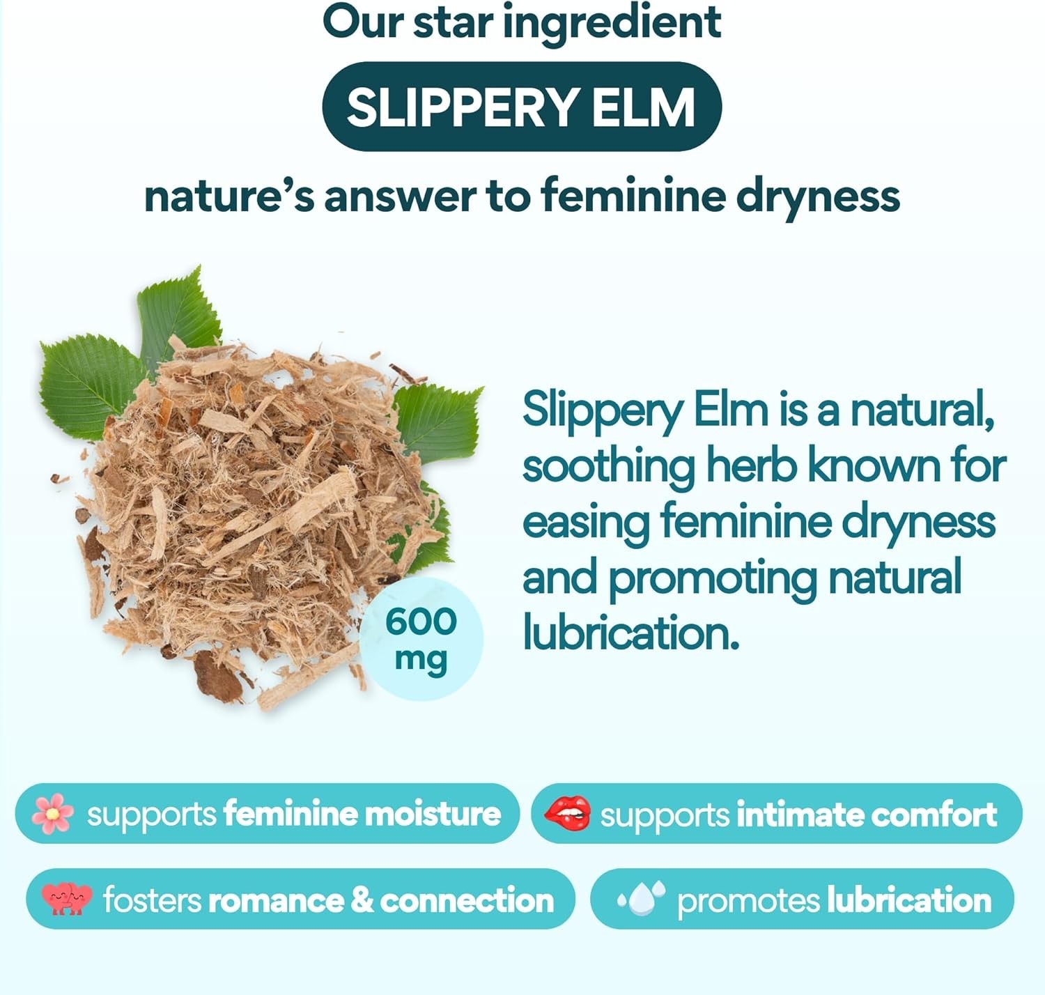 VoomVaya Slippery – Vaginal Dryness Relief for Women Over 40 – with Slippery Elm