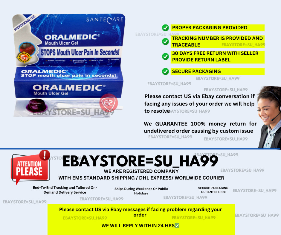 Oralmedic Mouth Ulcer Gel 1 Treatment Fast Pain Relief