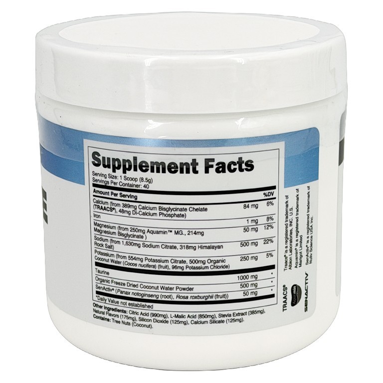 Transparent Labs Hydrate Electrolyte Formula Arctic Freeze 0.69 lbs- 40 Servings
