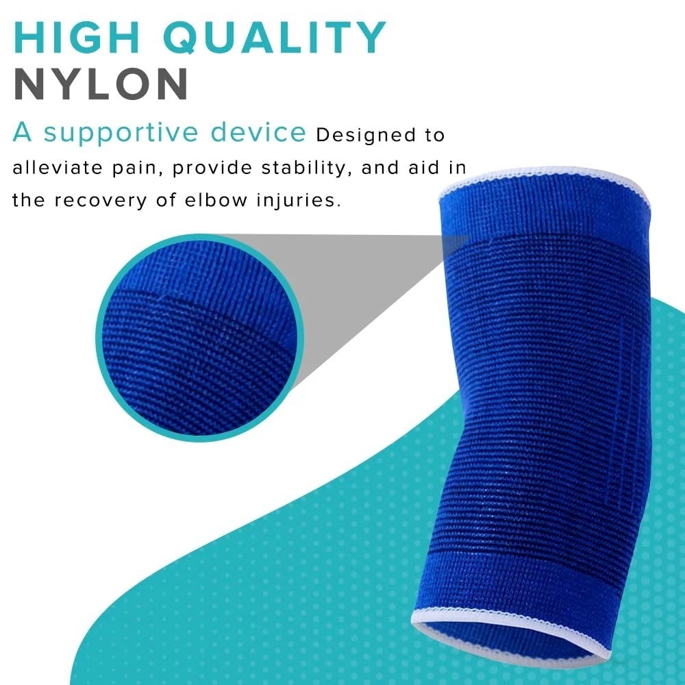 Elbow Compression Sleeve Support Brace for Sports Gym Tennis Golf Workout