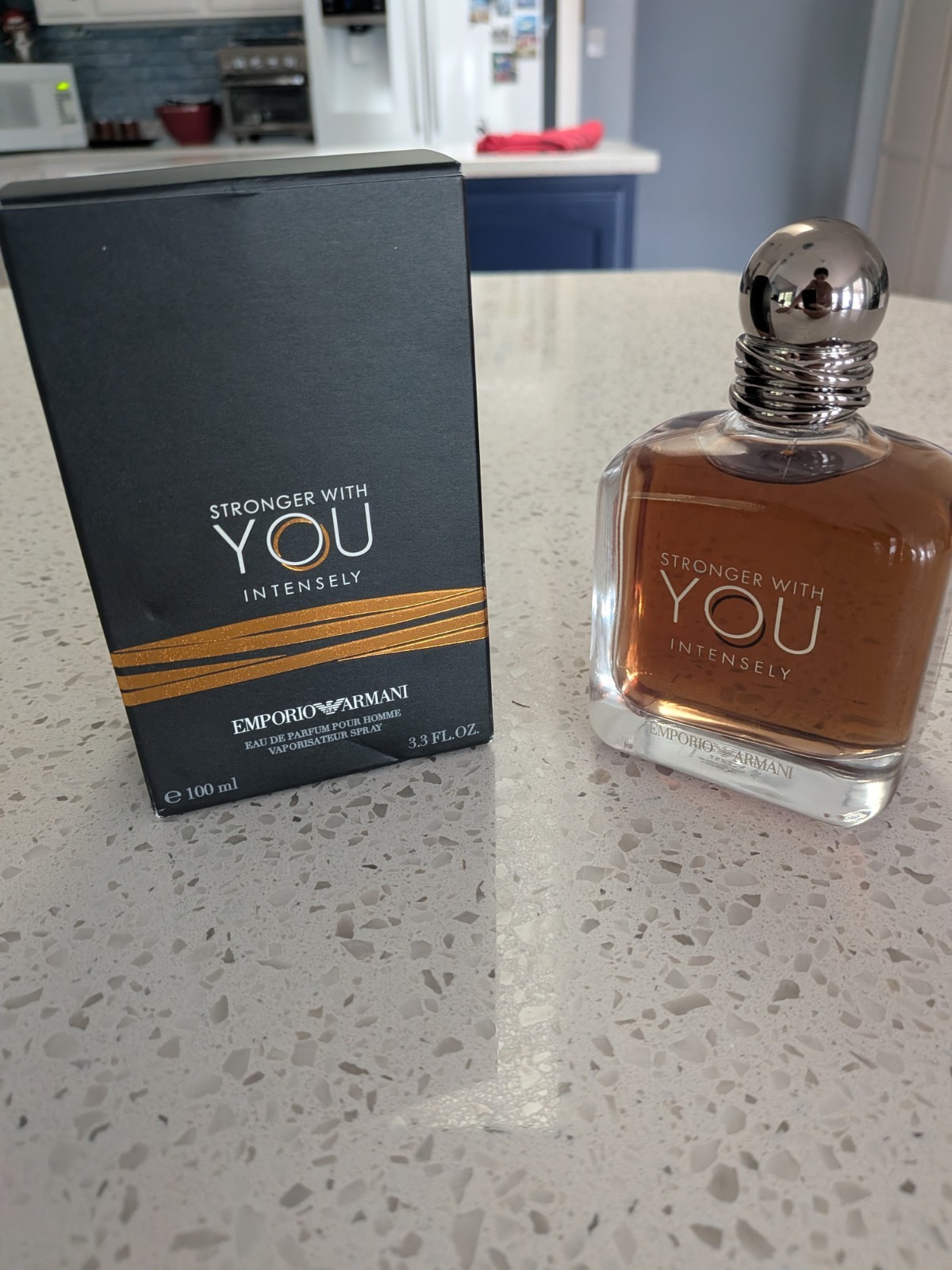 Emporio Armani Stronger with You Intensely EDP Spray Men 3.3oz 100ml (Fast Ship)