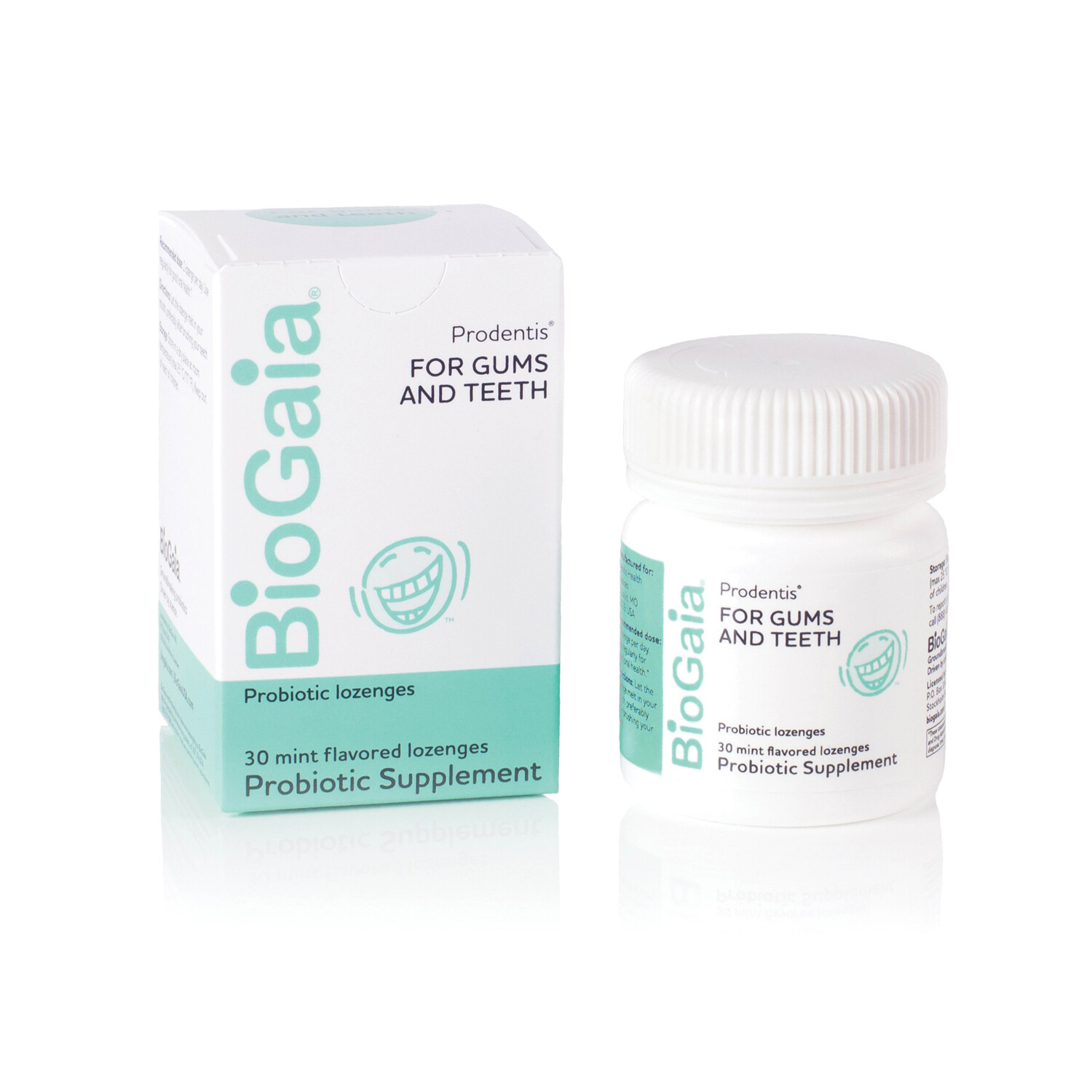 BioGaia Prodentis Lozenges 30 each – Mint Flavored – for Gums and Teeth