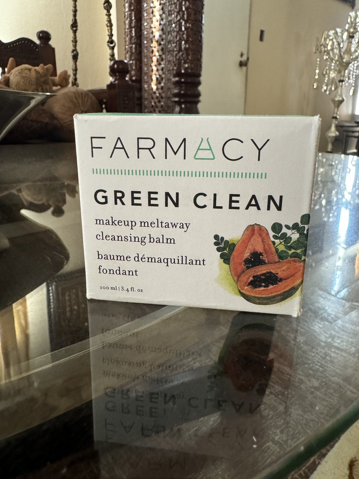 Farmacy Green Clean Makeup Meltaway Cleansing Balm- 3.4 Fl Oz 100 mL Free Shippi