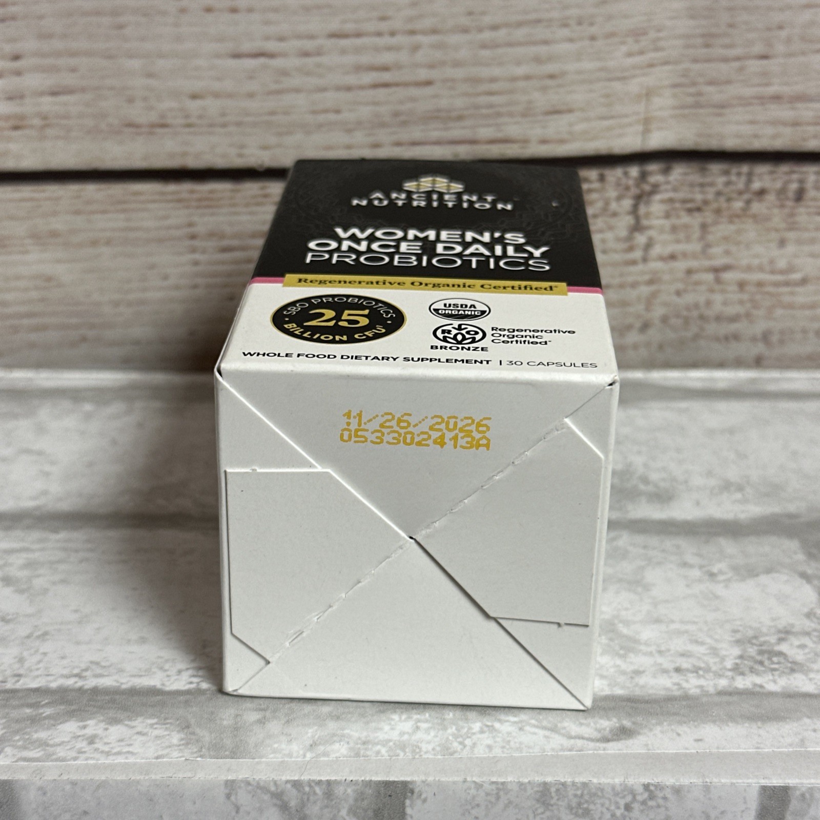 Ancient Nutrition Regenerative Organic Certified Women’s Once Daily Probiotics