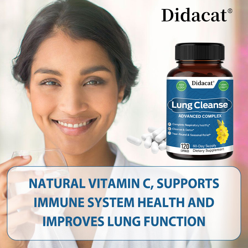 Lung Cleanse Advanced Complex Supplement Detox, Respiratory & Lung Health