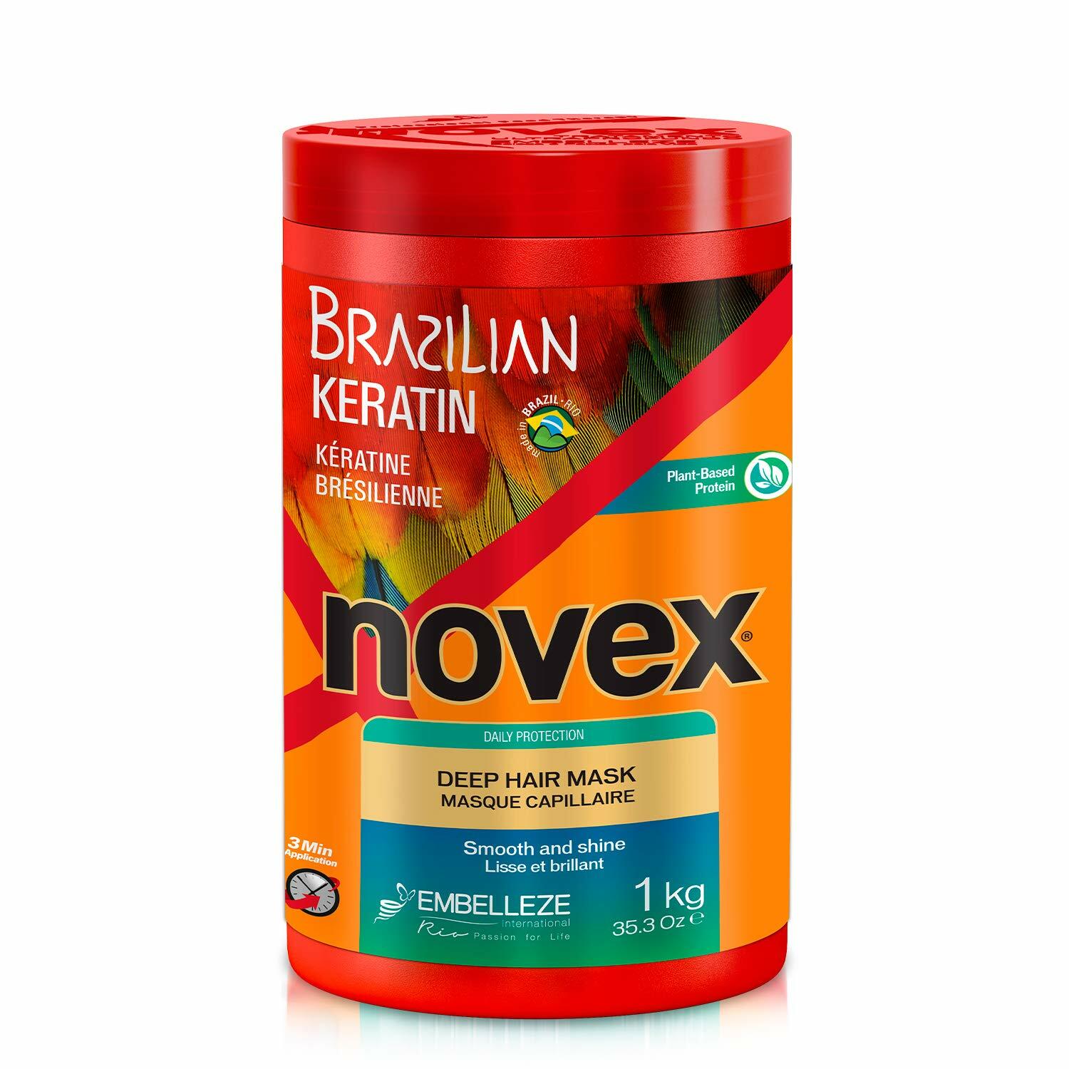 Novex Brazilian Keratin Deep Conditioning Hair Mask 35.3oz/1kg