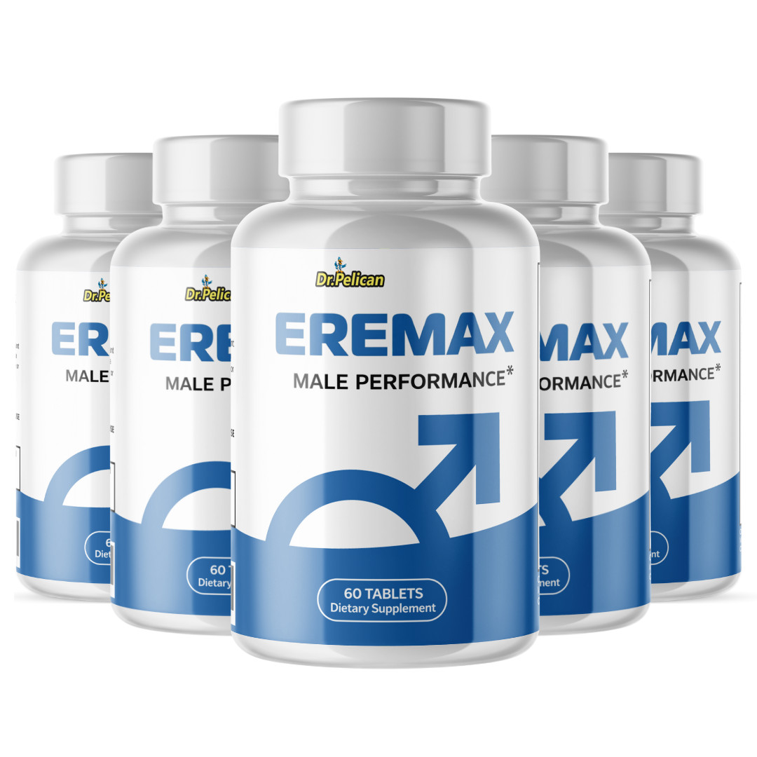 Eremax – Men’s Health & Performance- 5 Bottles – 300 Tablets