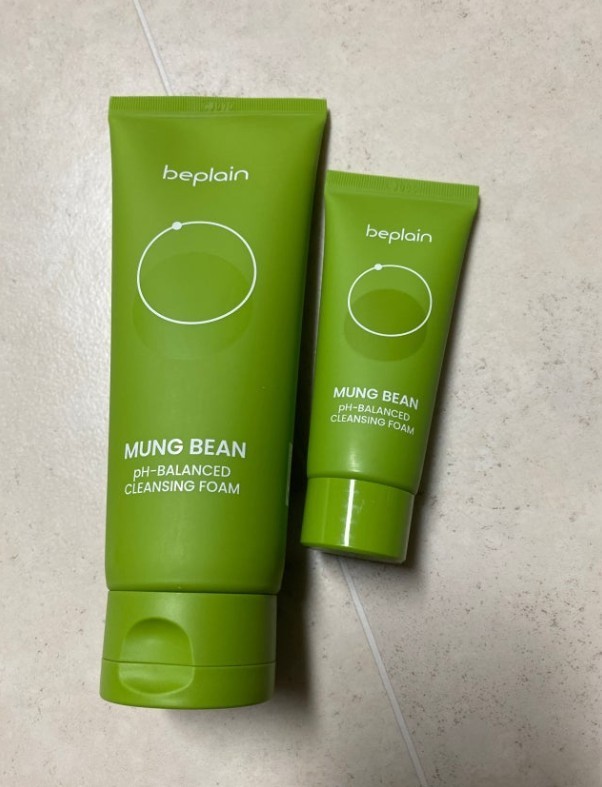 beplain Mung Bean pH-Balanced Cleansing Foam 160mL + 40mL Special Set