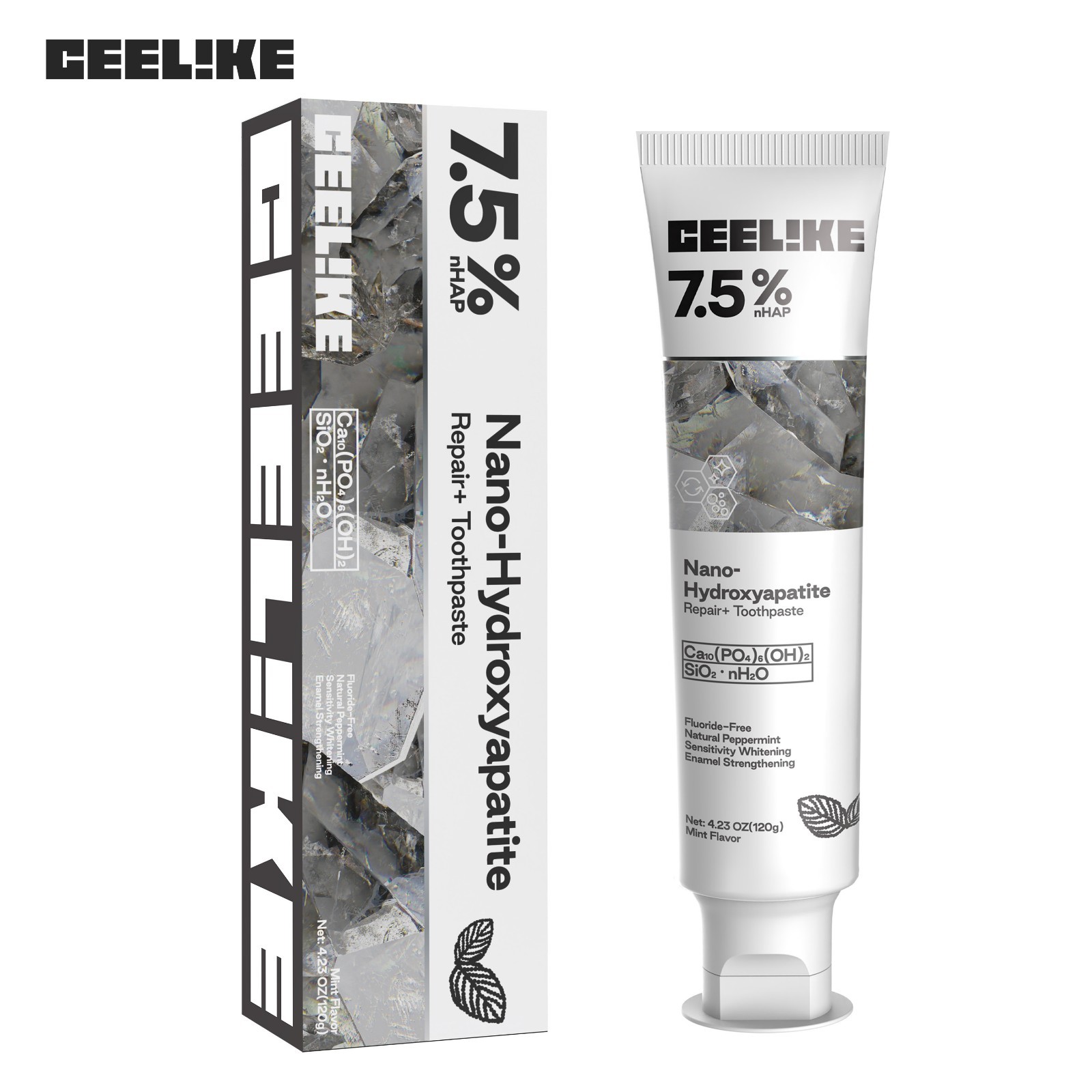 CEELIKE 7.5% Nano Hydroxyapatite Toothpaste – Sensitivity Relief & Remineralize