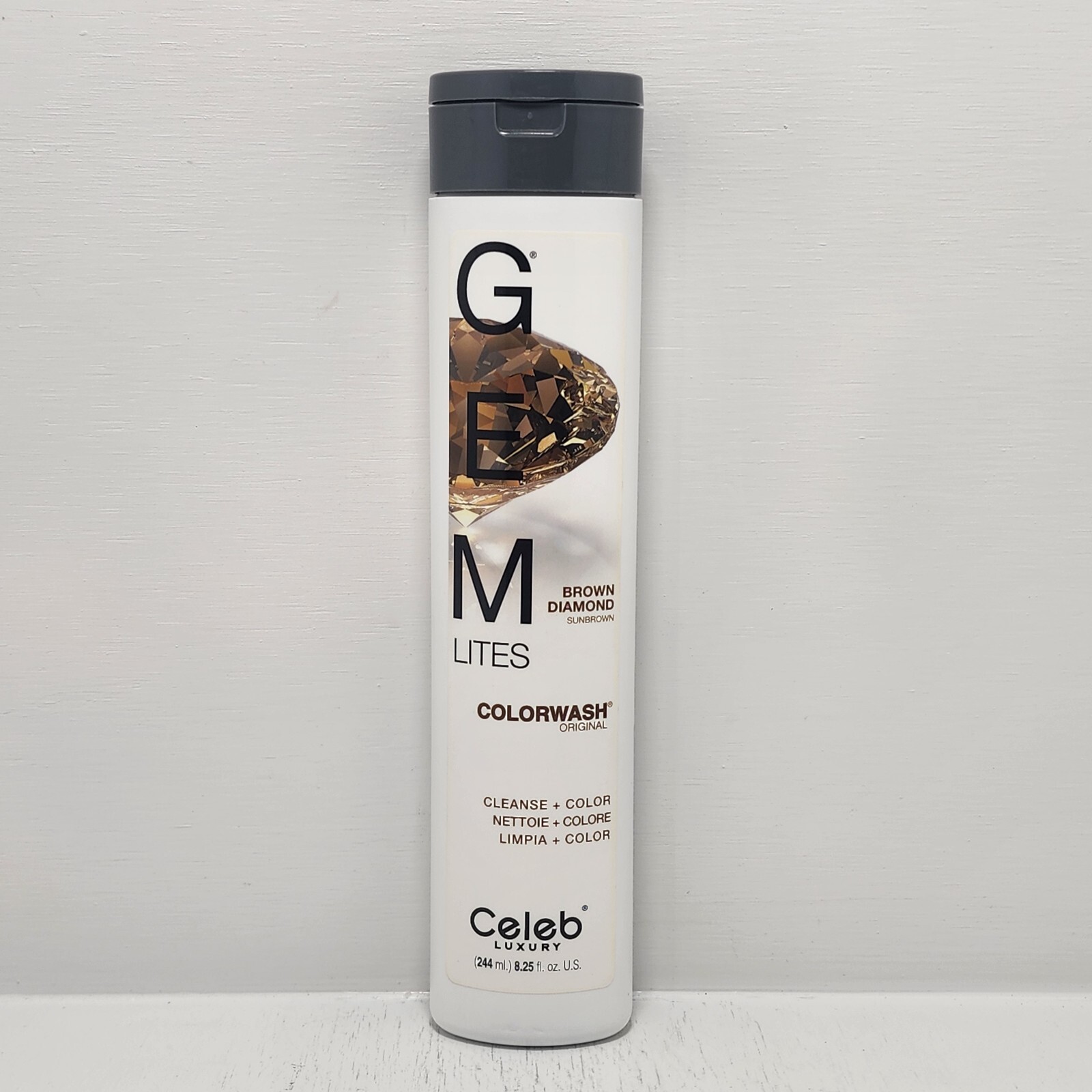 Celeb Luxury Gem Lites Colorwash 8.25 oz | Brown Diamond | New | Free Shipping