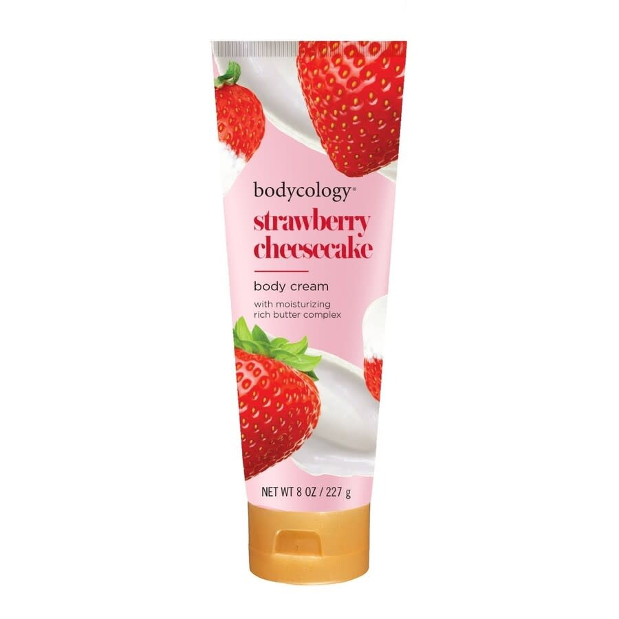 Bodycology Strawberry Cheesecake Fragrance Body Cream 8 oz Bath & Body