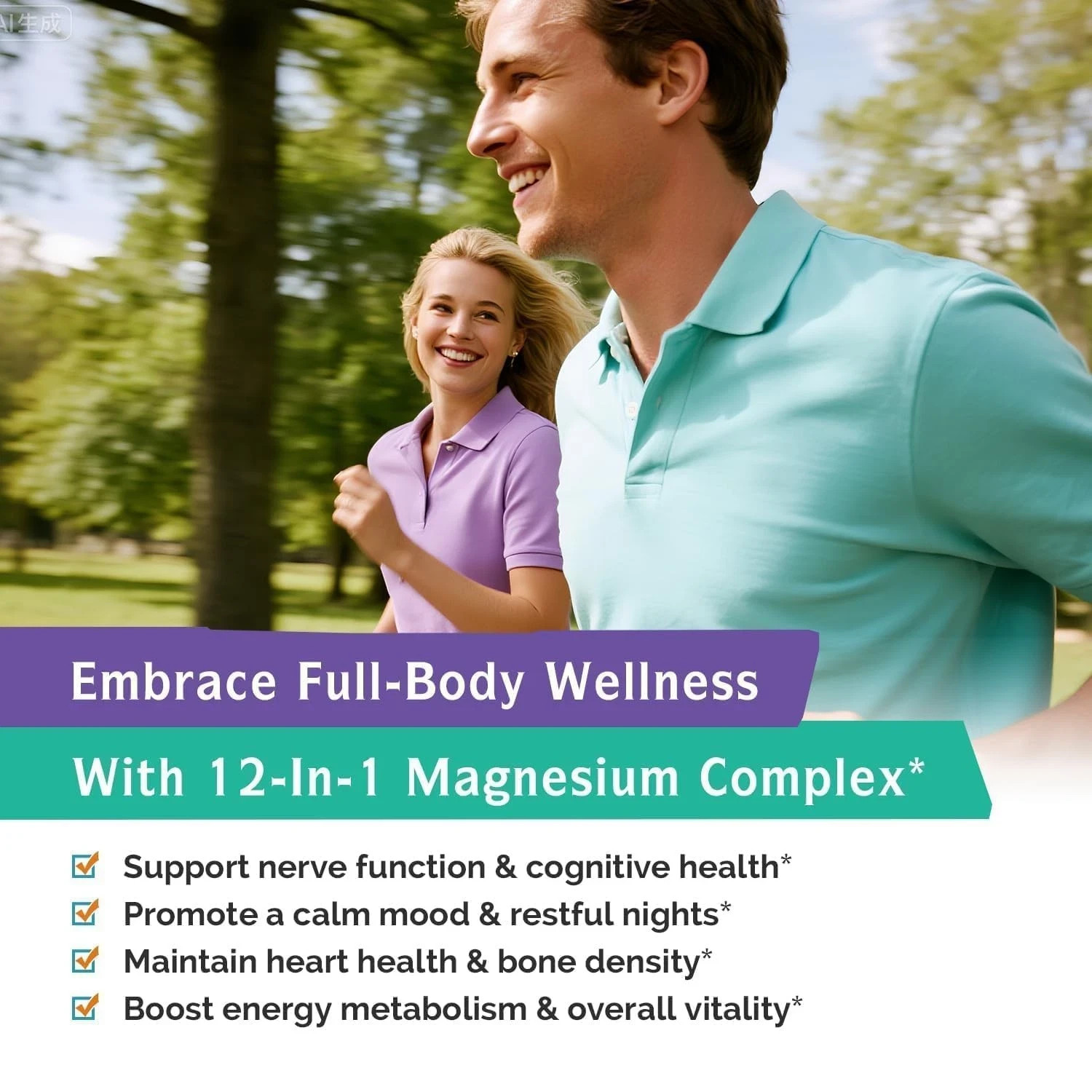 Innate Vitality 12-in-1 Magnesium Complex, 500 mg 120 Count (Pack of 1)..
