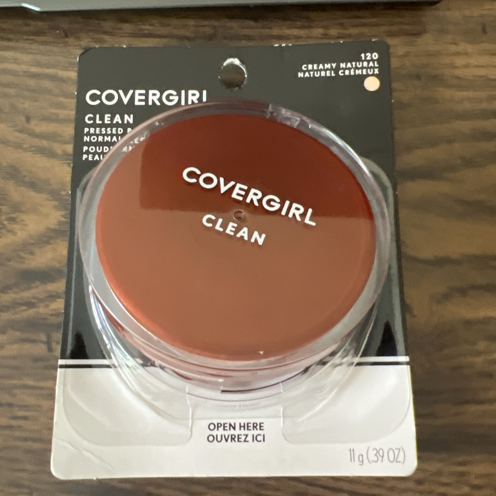 COVERGIRL CLEAN PRESSED POWDER 120 CREAMY NATURAL ORIGINAL TALC
