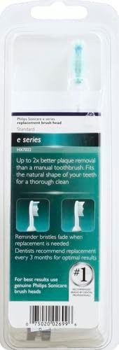 2X Philips Sonicare E Series HX7002 Replacement Toothbrush Brush Heads – Sealed