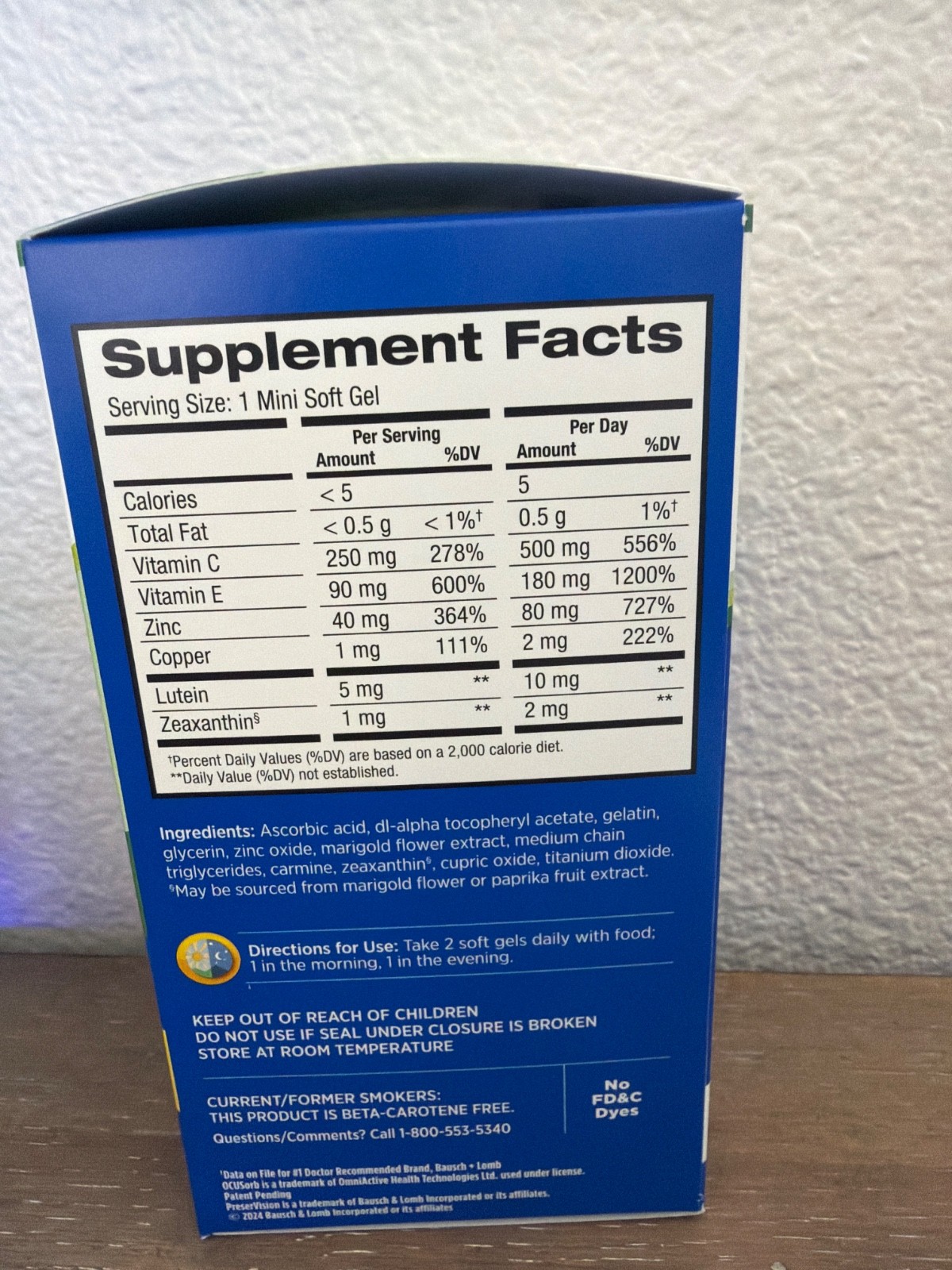 EXP 04/2027 PreserVision AREDS 2 Formula Eye Vitamin Softgels, 210 ct.
