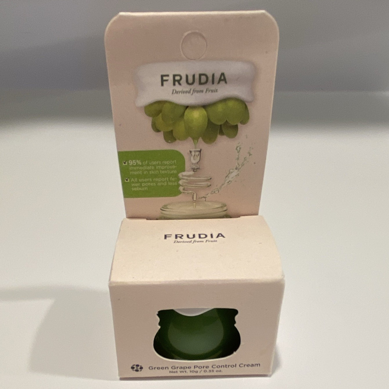 FRUDIA Green Grape Pore Control Face Cream Moisturizer 0.35 oz