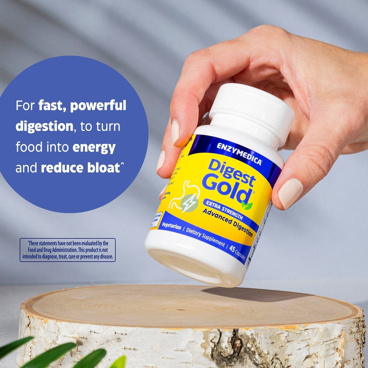 Enzymedica Digest Gold Enzymes and Probiotics Advanced Digestion Extra 45ct
