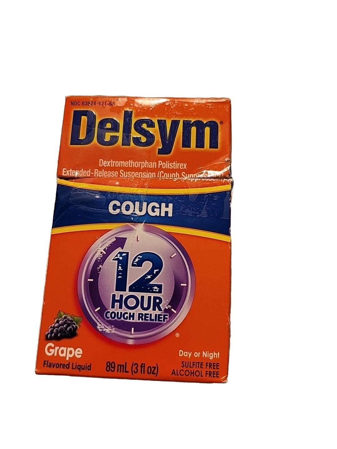 Delsym 12 Hour Grape Flavor 3oz Cough Relief