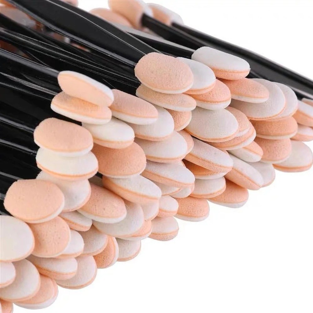 30PCS Double Ended Eye Shadow Sponge Applicator Brushes Makeup Tool Set