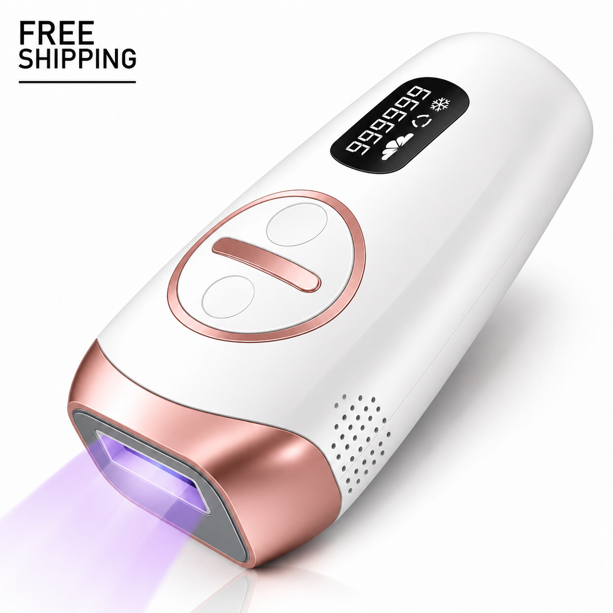 IPL Laser Hair Removal With Cooling System, at-Home Permanent for Women and Men