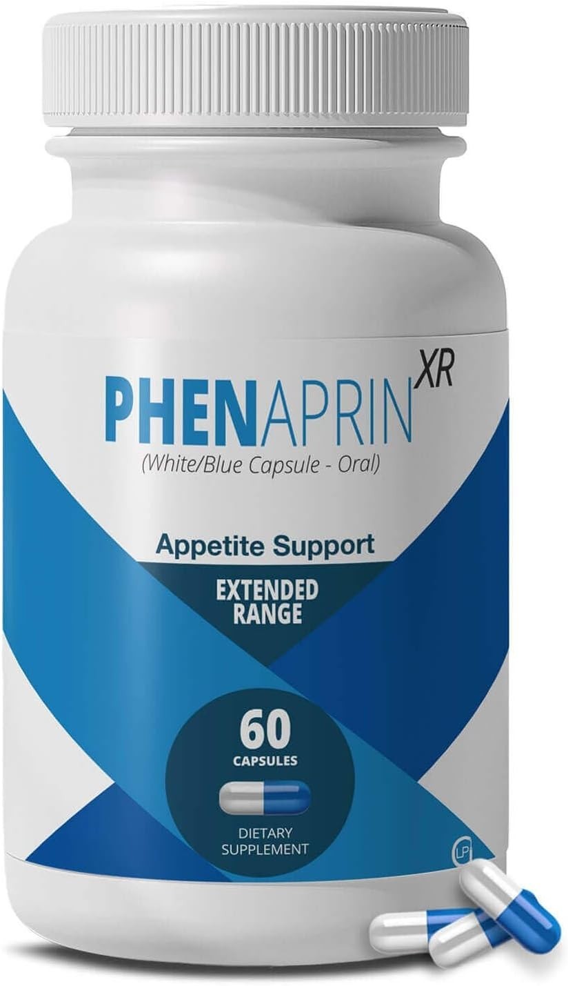 PhenAprin XR Appetite Suppressant Pills Extended Release Weight Loss 60ct