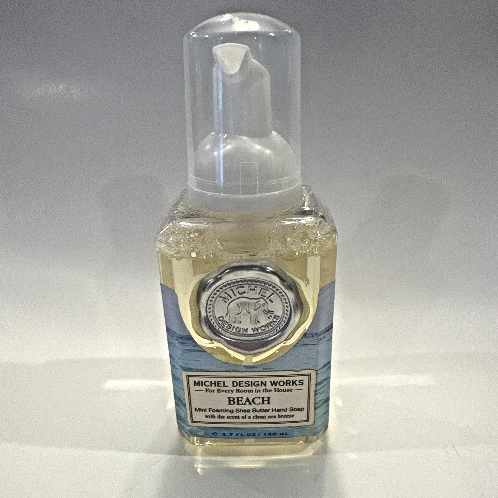 NEW Michel Design Works Mini Foaming Shea Butter Hand Soap Beach 4.7 fl oz Sea