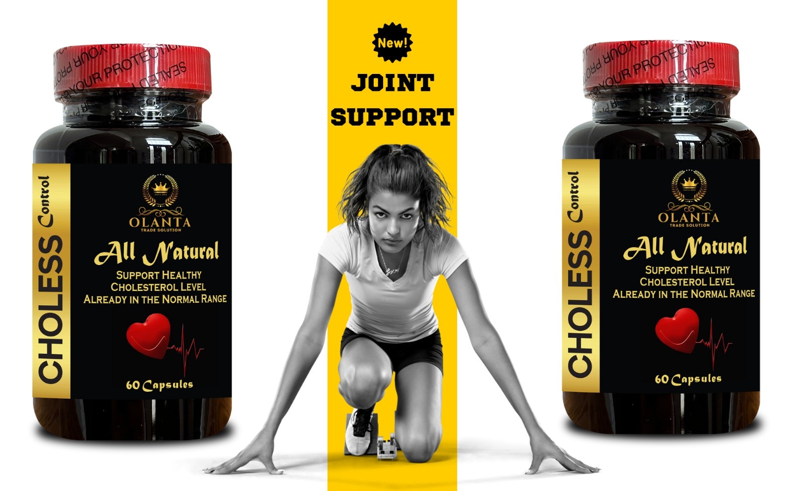 Complete Choless Control with Niacin | Policosanol | Plant Sterol complex | 1B