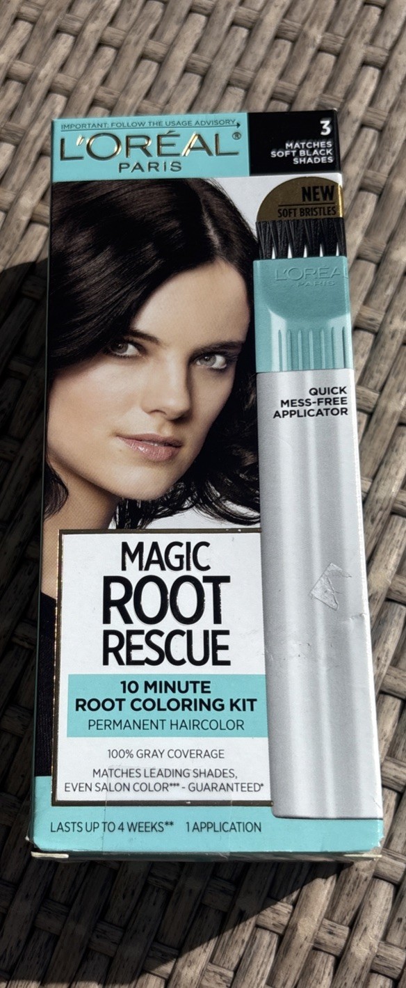 L’Oreal Magic Root Rescue 10 minute Kit #3 SOFT BLACK