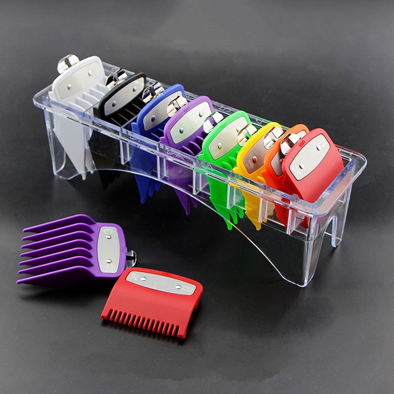 8PCS/Set Universal Hair Clipper Trimmer Cutting Guide Comb Guards For Wahl 8148