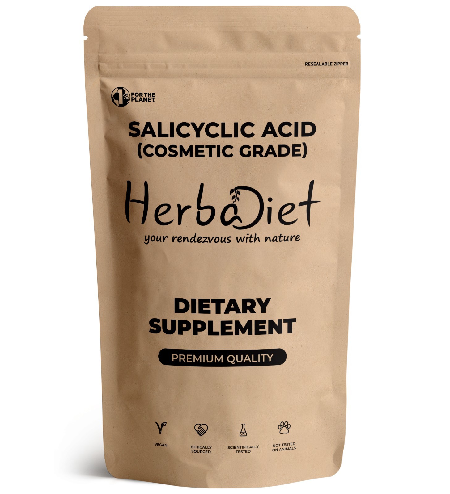 Salicylic Powder Cosmetic Grade Beta Hydroxy Acid DIY Skincare Exfoliating Peel