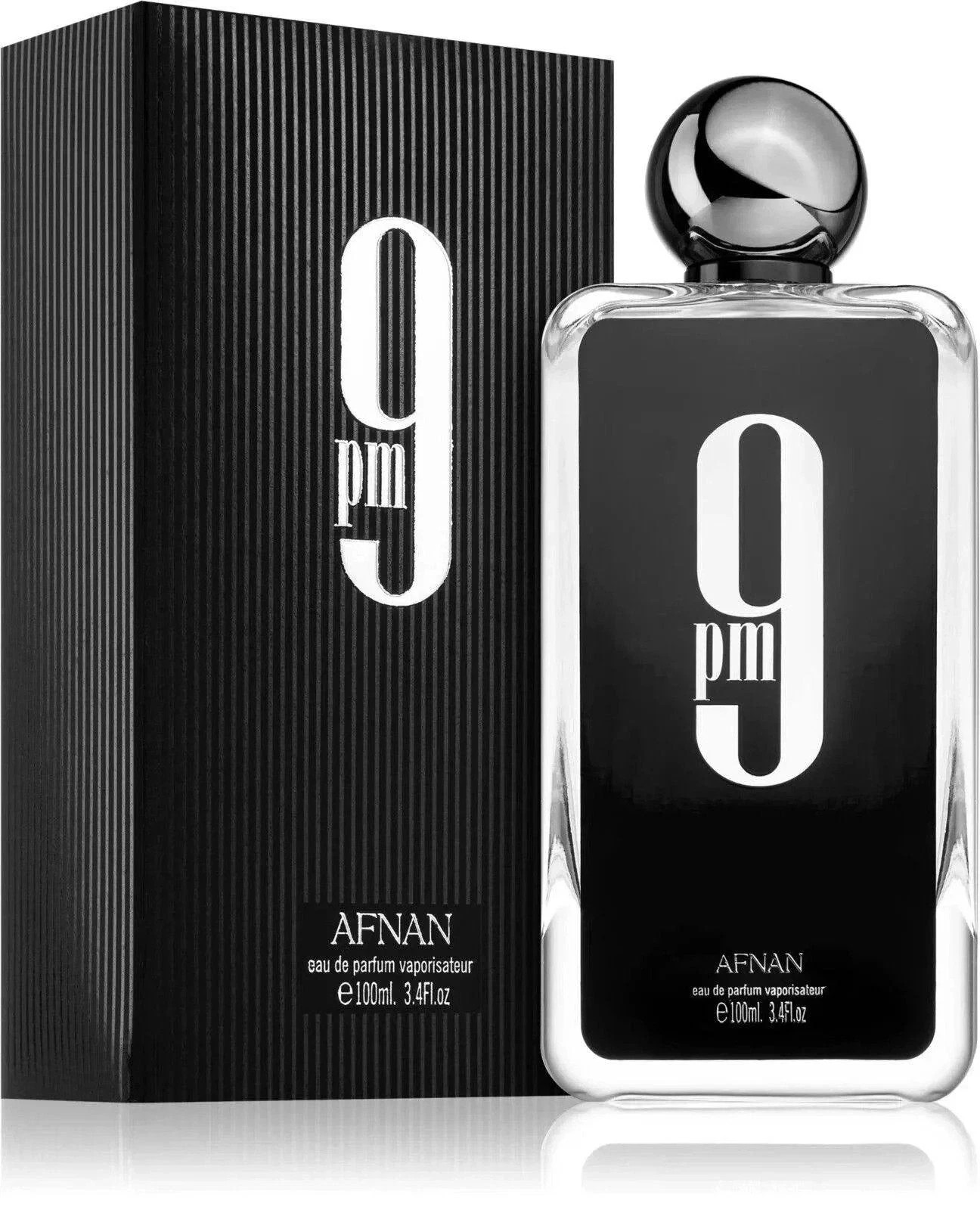 Original Afnan 9PM Eau de Parfum for Men 3.4 oz / 100ml– Authentic- Long Lasting