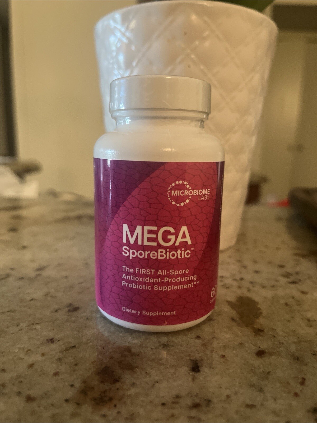 Microbiome Labs MegaSporeBiotic (60 Capsules) – Probiotic 1/27 EXP