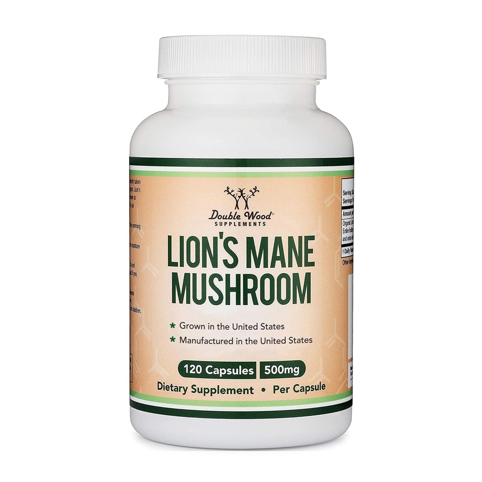 Organic Lions Mane Mushroom Capsules 120 Count, for Focus Support and Immune …