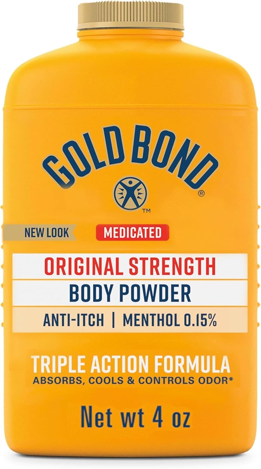 Gold Bond Medicated Body Powder Original Strength Talc-Free 4 oz