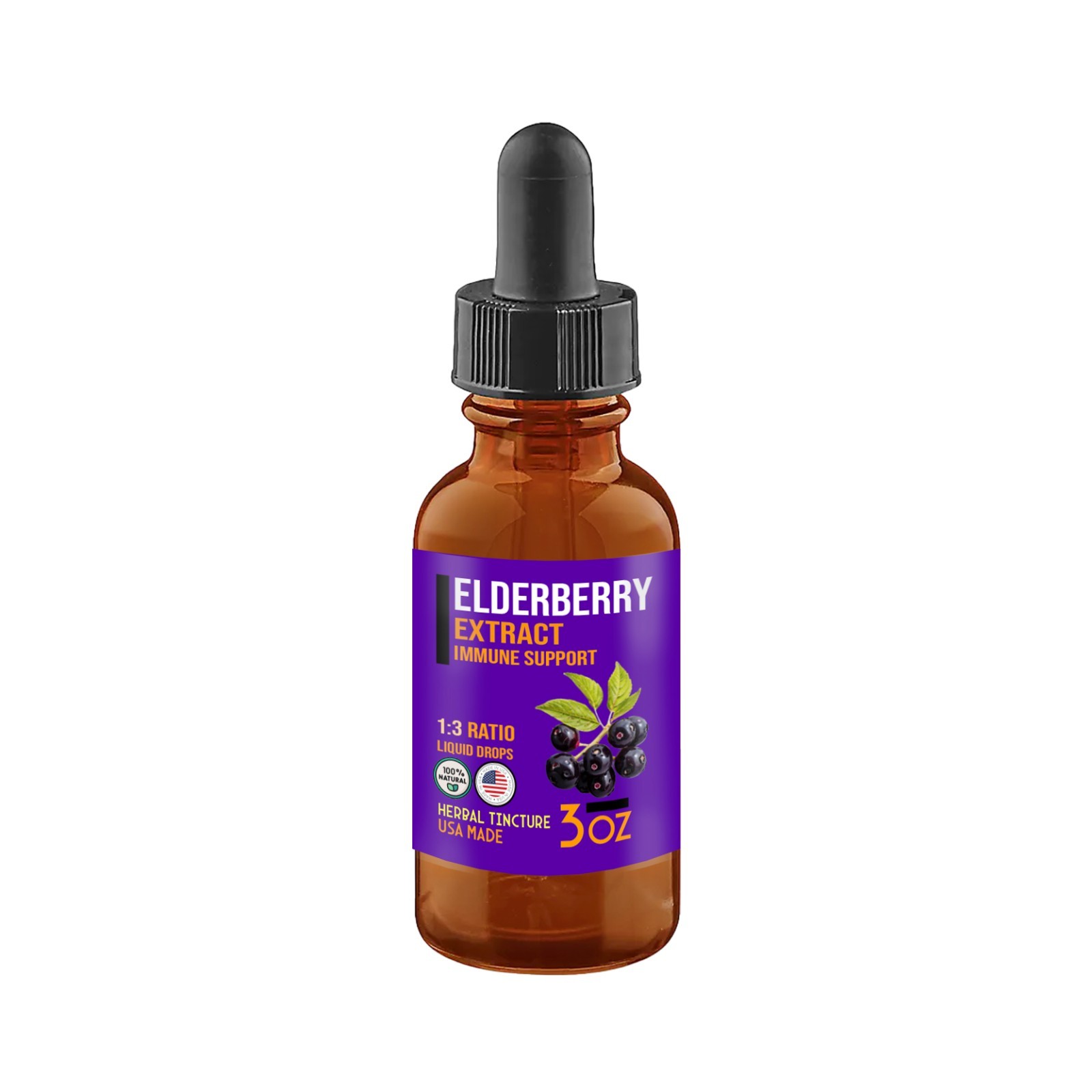 Elderberry Extract – Syrup – Tincture – Immune Support – USA