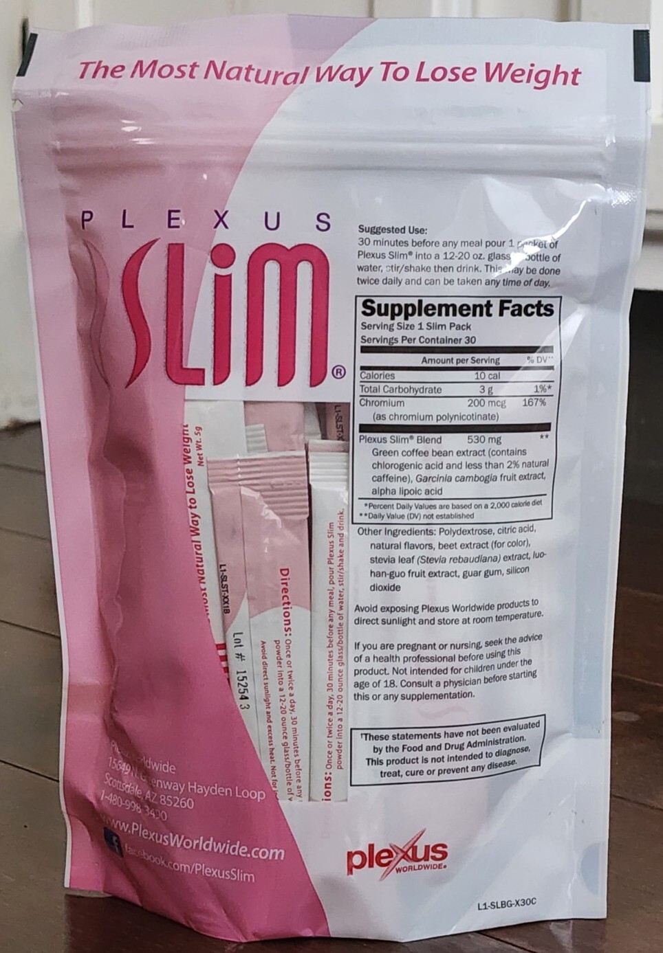 The Original Plexus Slim 30 Packets New & Sealed Bag