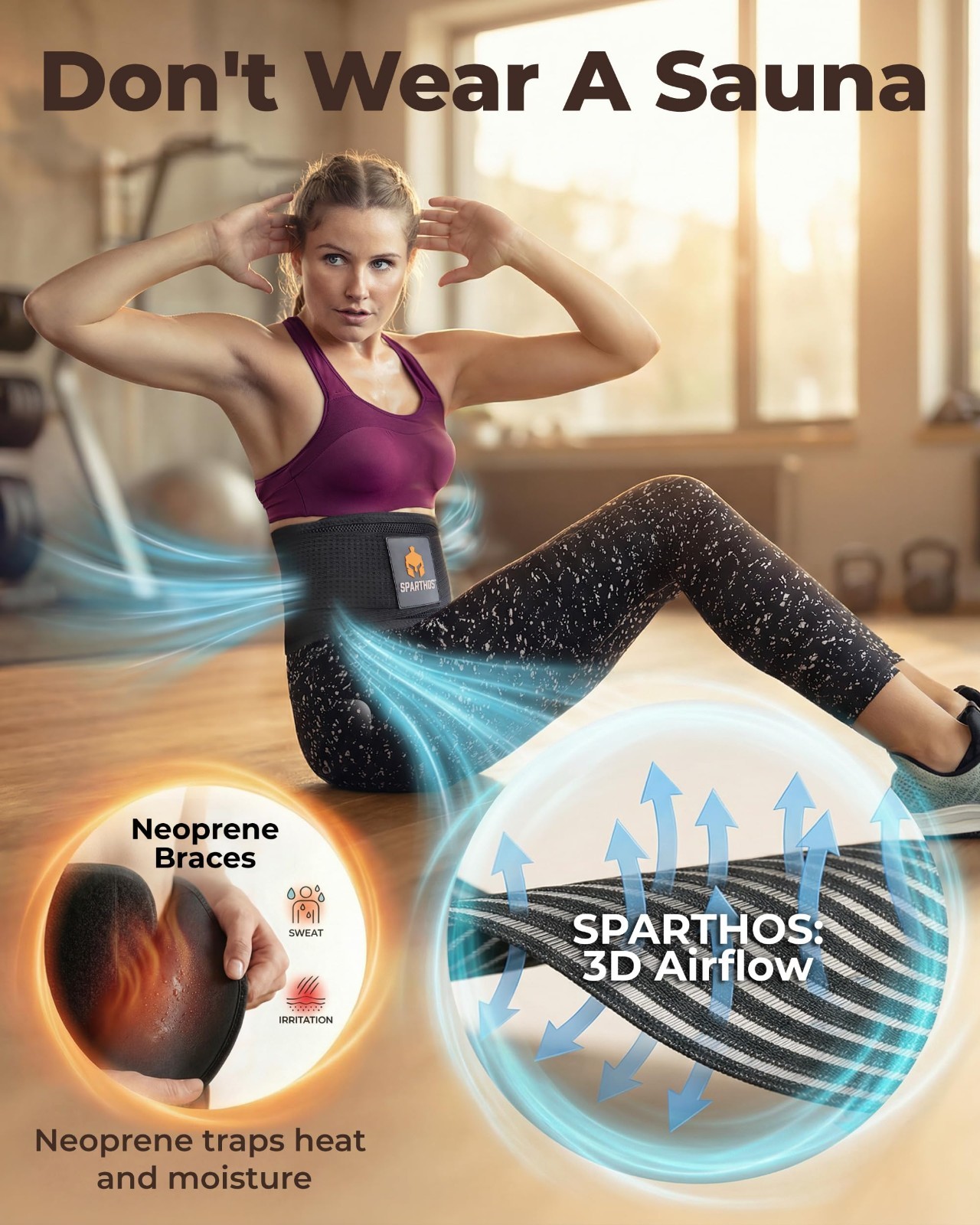 Lower Back Pain Relief Brace – Sciatica, Herniated Disc Support – Breathable Lum