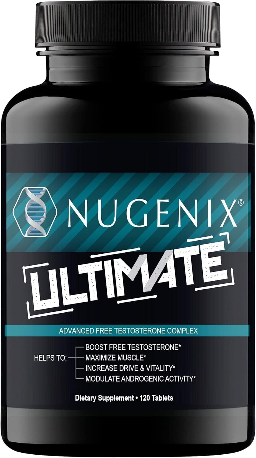 Ultimate Testosterone Booster – 120 Tablets, Natural Energy & Muscle Support