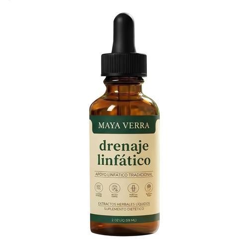 Drenaje Linfatico Herbal Liquid Drops, Traditional Botanical Supplement 2 Fl Oz