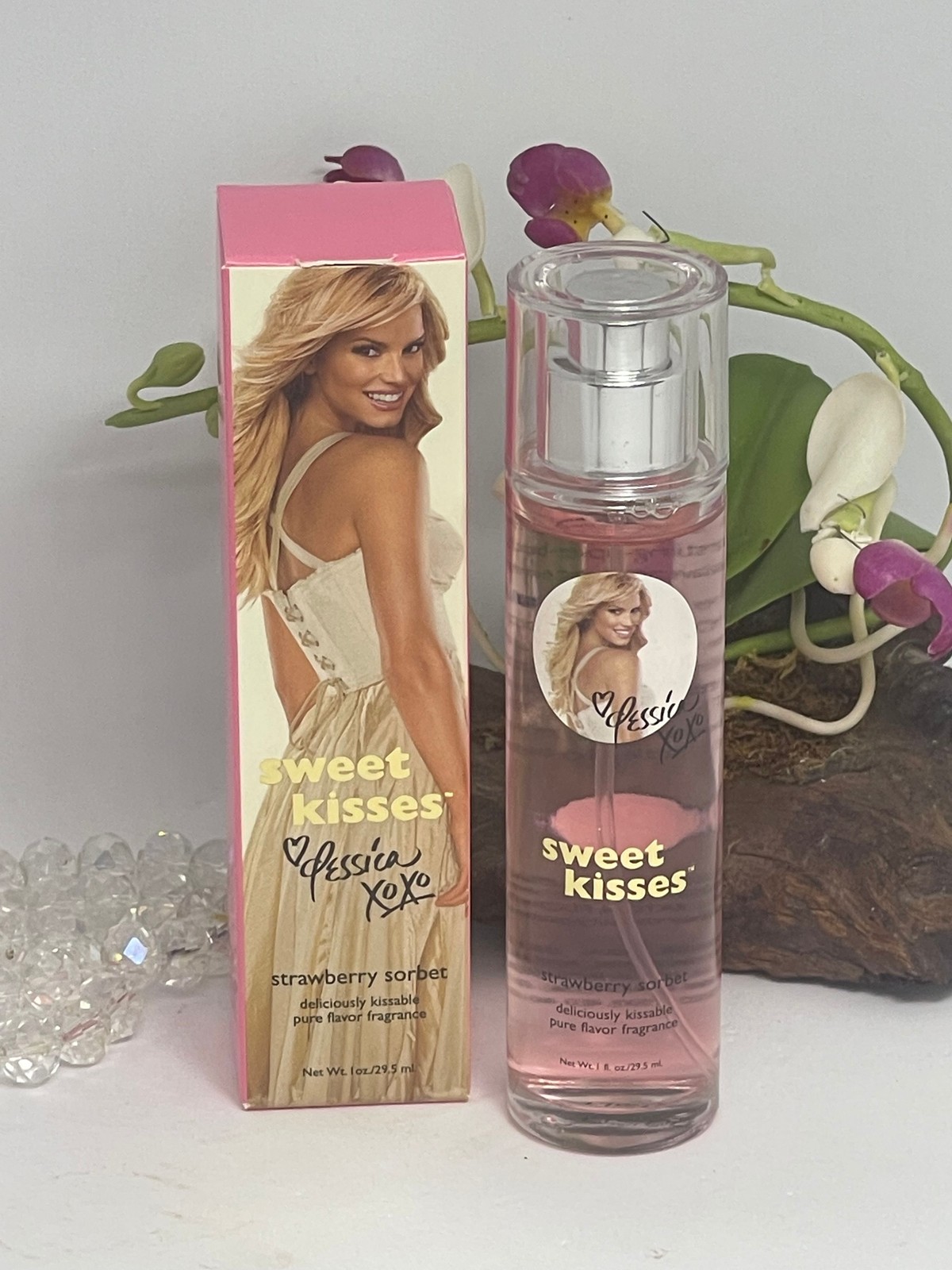 Jessica Simpson Sweet Kisses Fragrance – Strawberry Sorbet – 1 oz – New in Box