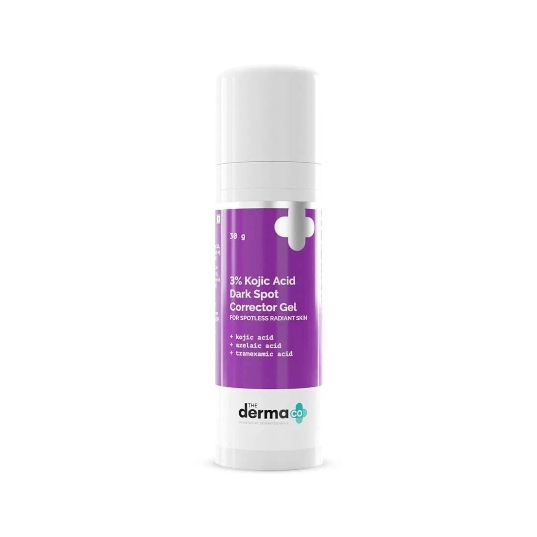 The Derma Co 3% Kojic Acid Dark Spot Corrector Gel, Radiant Skin 30g