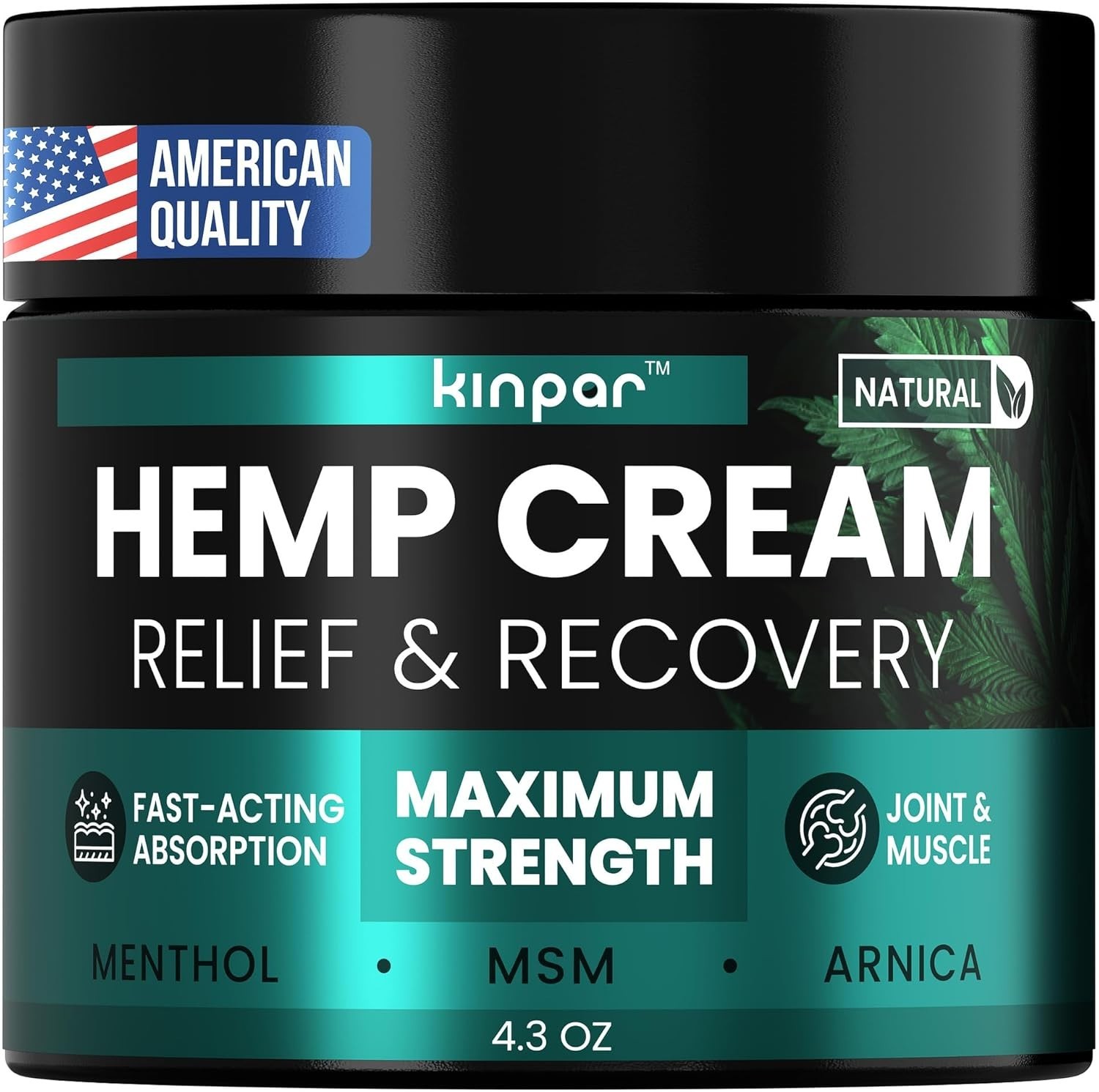 Natural Hemp Cream with Turmeric, Msm, Arnica – Hemp Cream Maximum Strength for